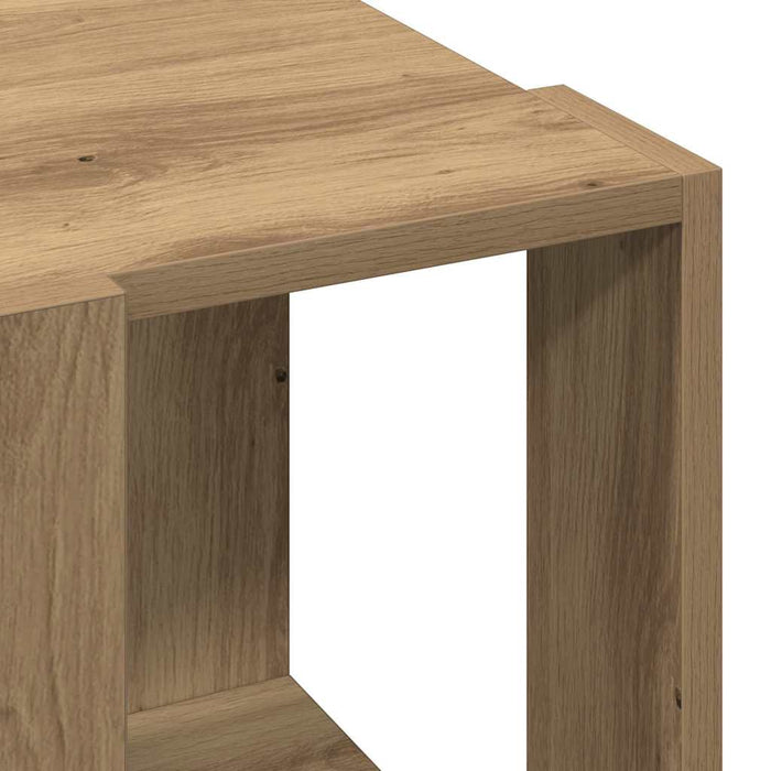 Masă de cafea Stejar Artizanal 32 x 32 x 30 cm Lemn prelucrat WALTI