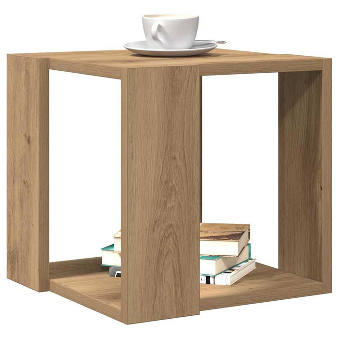 Masă de cafea Stejar Artizanal 32 x 32 x 30 cm Lemn prelucrat WALTI