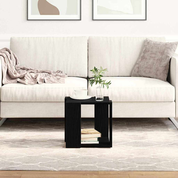 Masă de cafea Stejar Negru 32 x 32 x 30 cm Lemn prelucrat WALTI