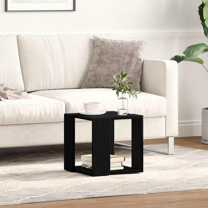 Masă de cafea Stejar Negru 32 x 32 x 30 cm Lemn prelucrat WALTI