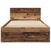 Cadru de Pat cu Tăblie cu headboard Lemn Vechi 100 x 200 cm - WALTI WALTI