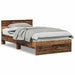 Cadru de Pat cu Tăblie cu headboard Lemn Vechi 100 x 200 cm - WALTI WALTI