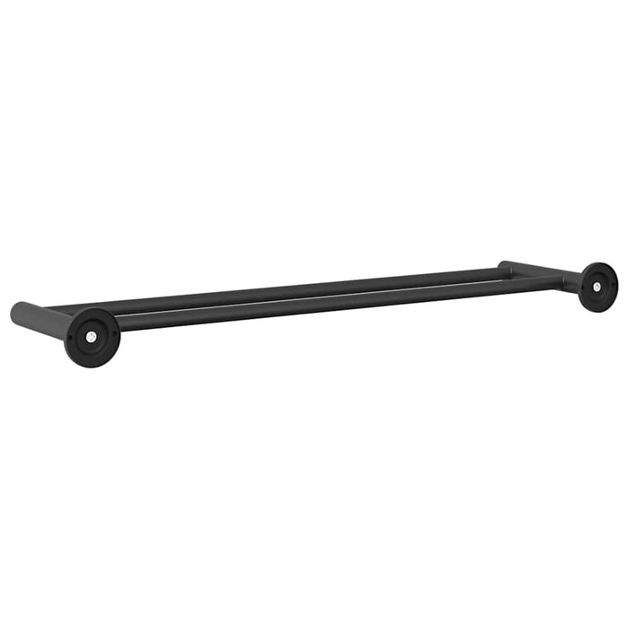 Suport pentru prosoape Negru 61 x 14.5 x 5 cm Oțel inoxidabil - WALTI WALTI