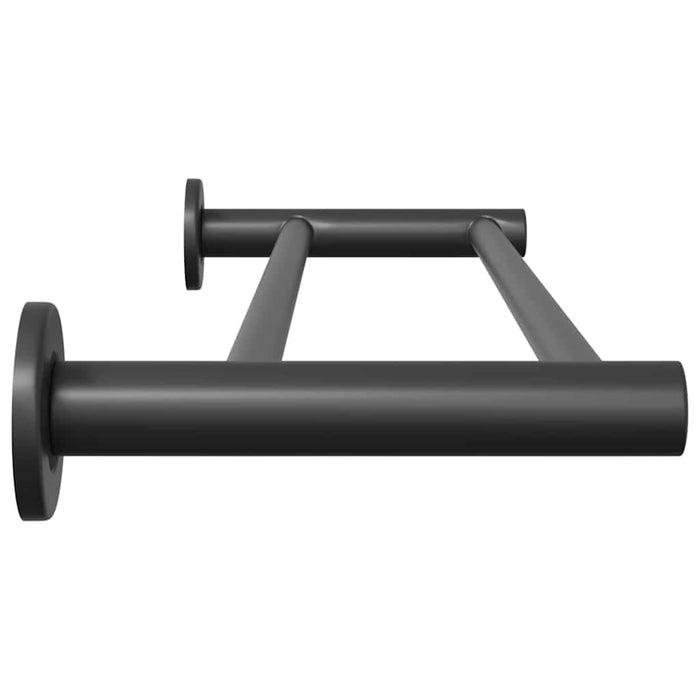 Suport pentru prosoape Negru 61 x 14.5 x 5 cm Oțel inoxidabil - WALTI WALTI