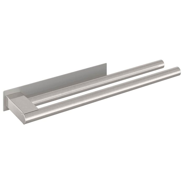 Suport pentru prosoape Argintiu 40 x 9 x 4 cm Oțel inoxidabil - WALTI WALTI