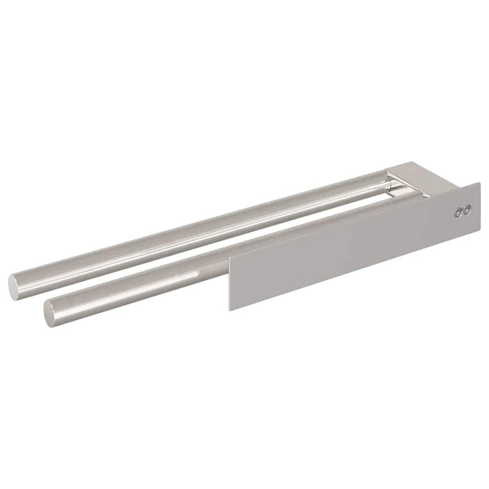 Suport pentru prosoape Argintiu 40 x 9 x 4 cm Oțel inoxidabil - WALTI WALTI