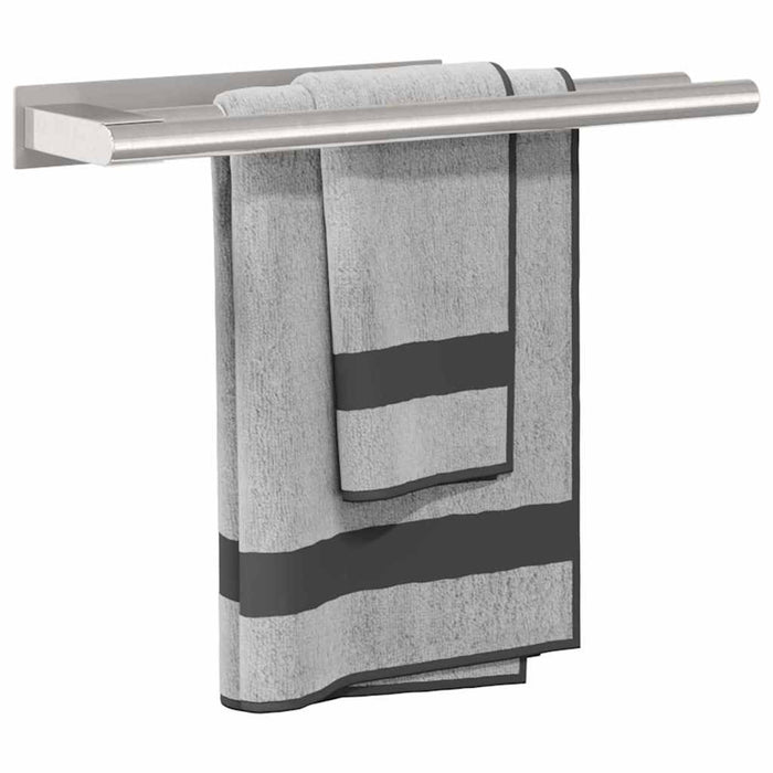Suport pentru prosoape Argintiu 40 x 9 x 4 cm Oțel inoxidabil - WALTI WALTI
