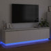 Cabinet TV cu led Alb 180 x 38 x 49 cm Lemn compozit - WALTI WALTI