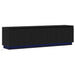 Cabinet TV cu led Stejar Negru 180 x 38 x 49 cm Lemn compozit - WALTI WALTI