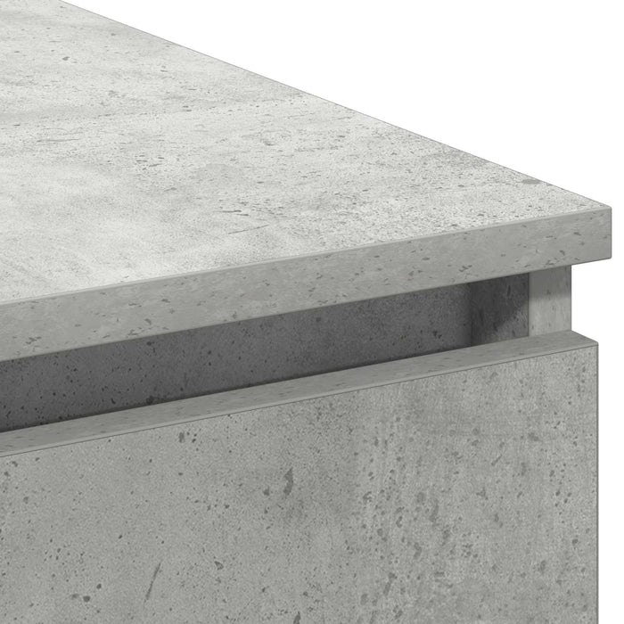 Cabinet TV Gri din beton 180 x 38 x 49 cm Lemn compozit - WALTI WALTI