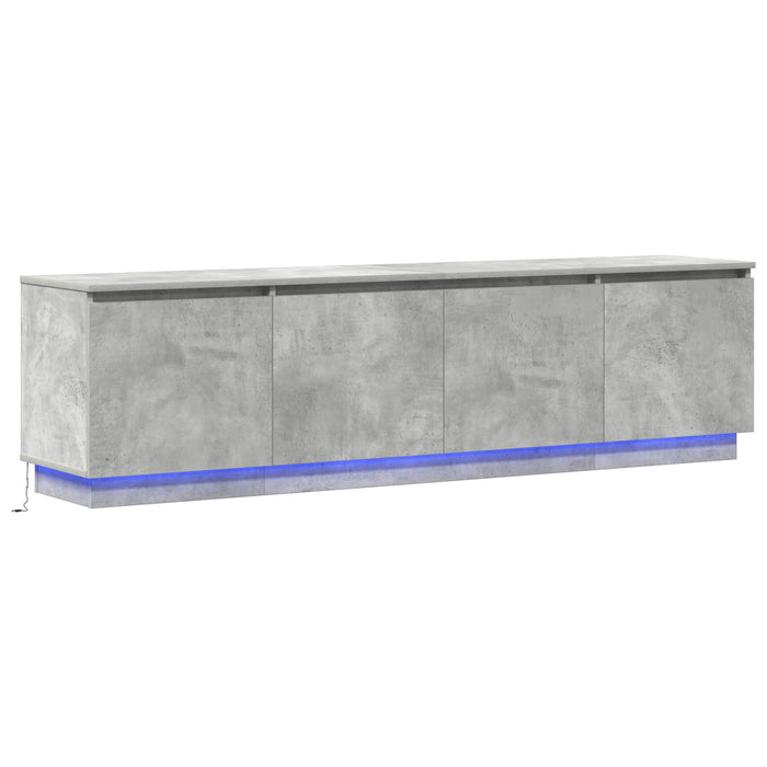 Cabinet TV Gri din beton 180 x 38 x 49 cm Lemn compozit - WALTI WALTI