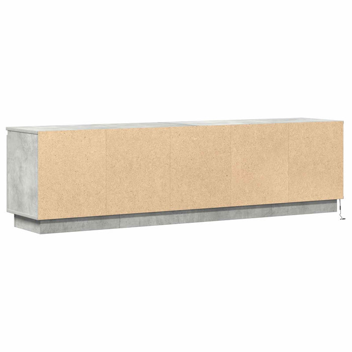 Cabinet TV Gri din beton 180 x 38 x 49 cm Lemn compozit - WALTI WALTI