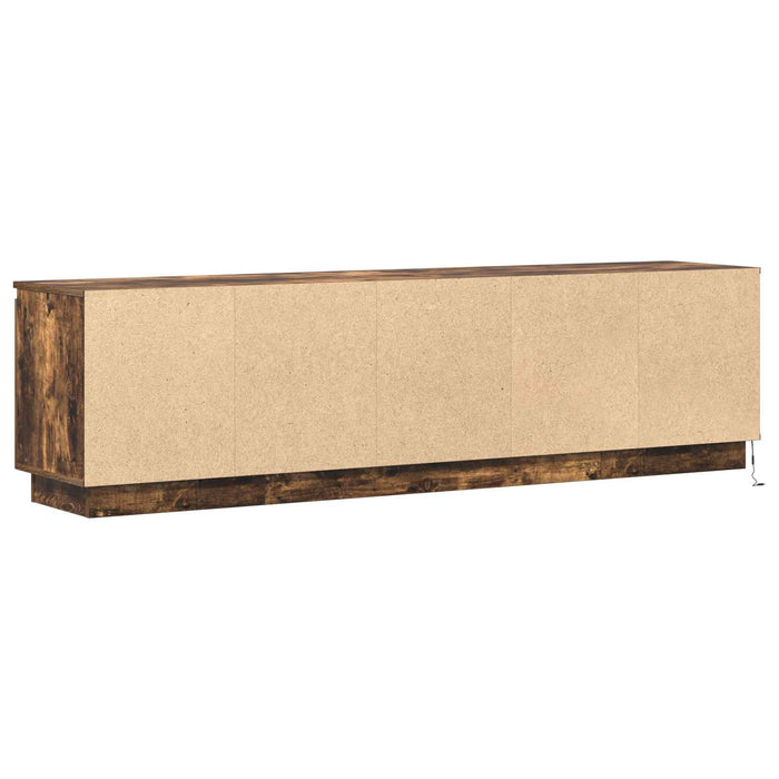 Cabinet TV Stejar fumuriu 180 x 38 x 49 cm Lemn compozit - WALTI WALTI