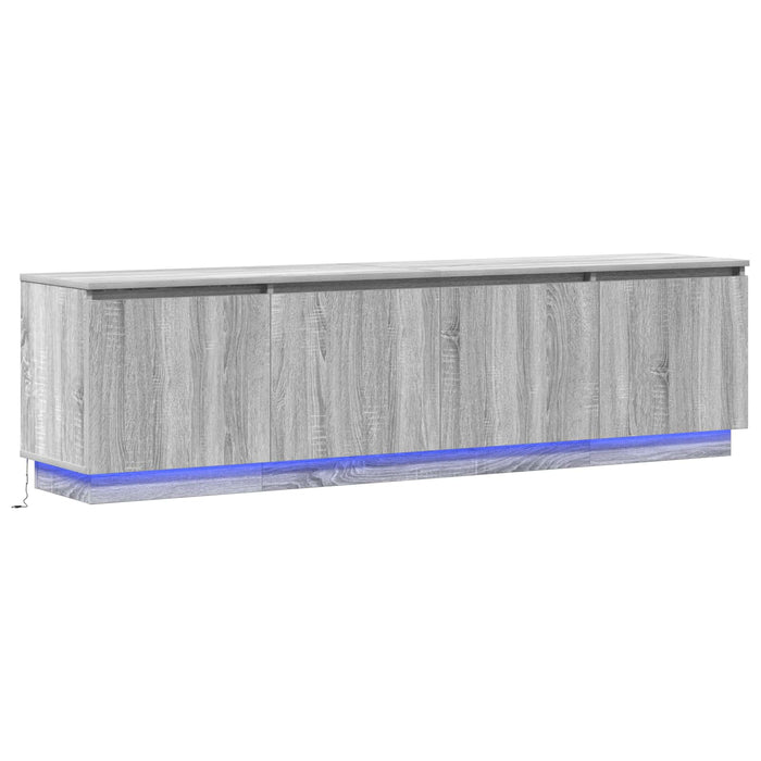Cabinet TV Gri Sonoma 180 x 38 x 49 cm Lemn compozit WALTI