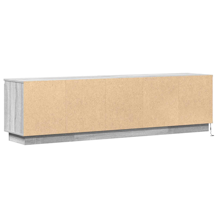 Cabinet TV Gri Sonoma 180 x 38 x 49 cm Lemn compozit WALTI