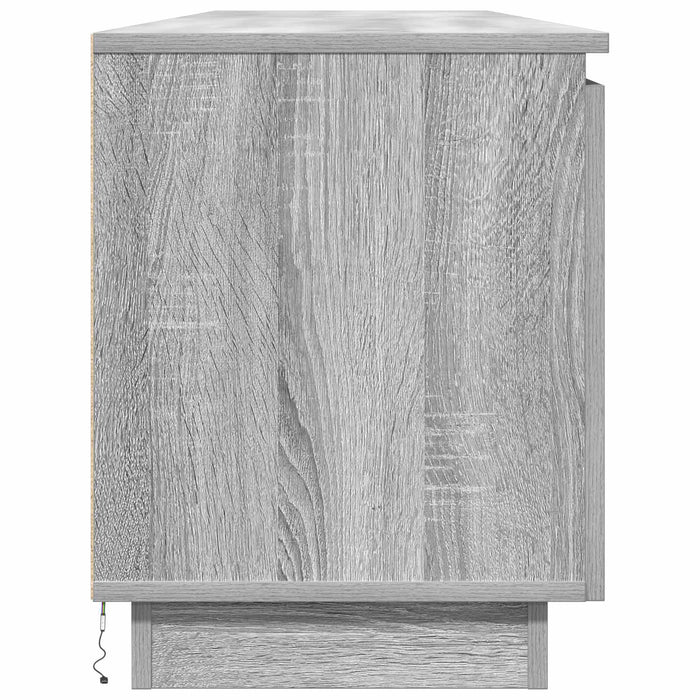 Cabinet TV Gri Sonoma 180 x 38 x 49 cm Lemn compozit WALTI