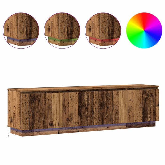 Cabinet TV Lemn Vechi 180 x 38 x 49 cm Lemn compozit - WALTI WALTI
