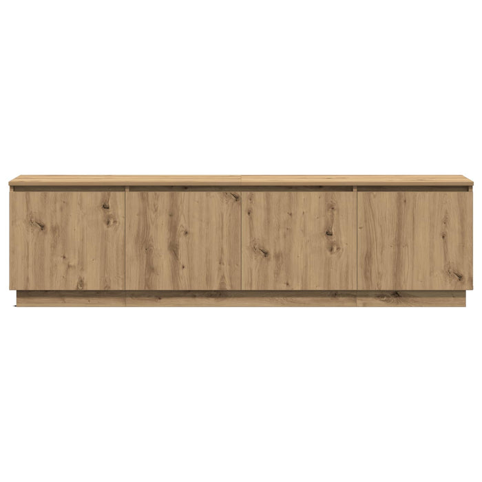 Cabinet TV 180 x 38 x 49 cm Stejar Artizanal Lemn compozit WALTI
