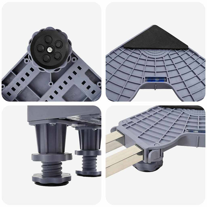 Suport pentru mașina de spălat Manual Gri 67 x 67 x 12 cm WALTI