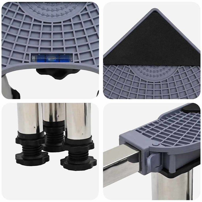 Suport pentru mașina de spălat Manual Gri 67 x 67 x 21,5 cm WALTI