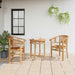 Scaun 2 pcs Maro 63 x 58 x 89 cm Lemn solid de tec - WALTI WALTI