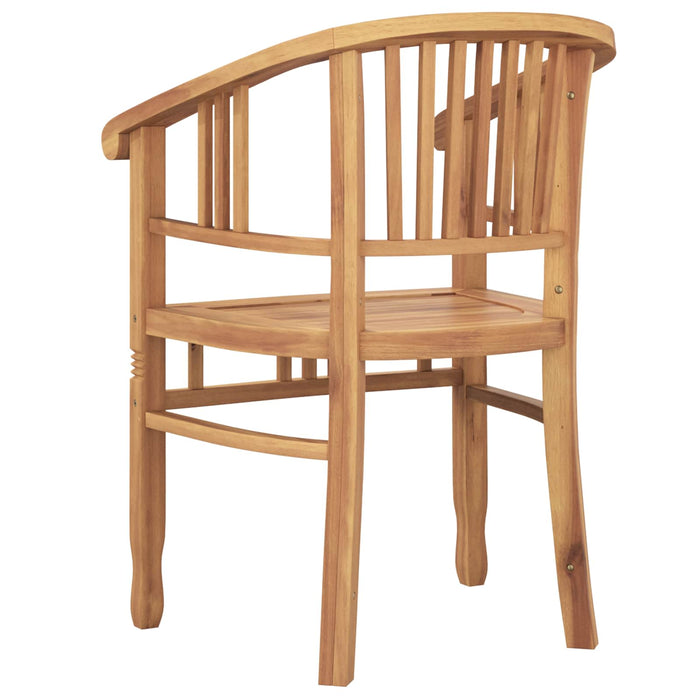 Scaun 2 pcs Maro 63 x 58 x 89 cm Lemn solid de tec - WALTI WALTI