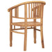Scaun 2 pcs Maro 63 x 58 x 89 cm Lemn solid de tec - WALTI WALTI
