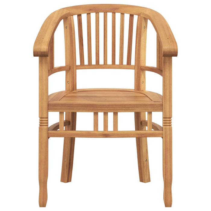 Scaun 2 pcs Maro 63 x 58 x 89 cm Lemn solid de tec - WALTI WALTI