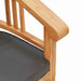 Scaun cu pernă 2 pcs Maro 63 x 58 x 89 cm Lemn solid de tec - WALTI WALTI