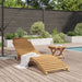 Șezlong Maro 198 x 55 x 58,5 cm Lemn solid de tec - WALTI WALTI