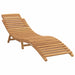Șezlong Maro 198 x 55 x 58,5 cm Lemn solid de tec - WALTI WALTI