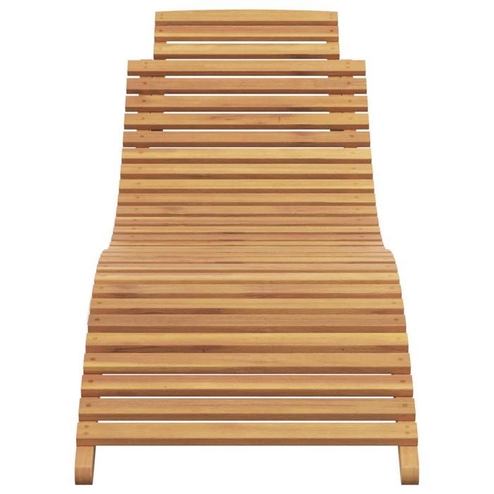 Șezlong Maro 198 x 55 x 58,5 cm Lemn solid de tec - WALTI WALTI