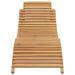 Șezlong Maro 198 x 55 x 58,5 cm Lemn solid de tec - WALTI WALTI