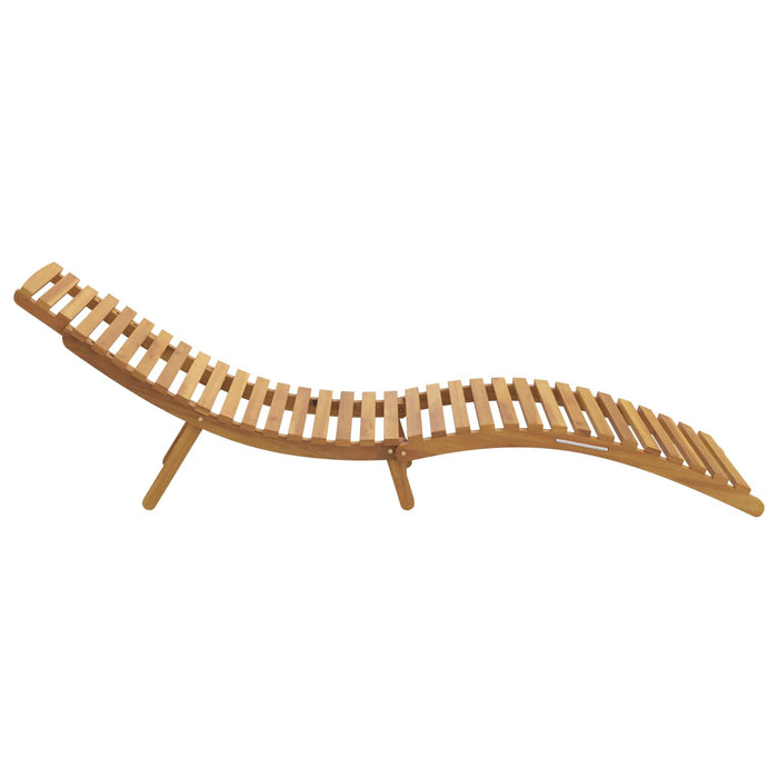 Șezlong Maro 198 x 55 x 58,5 cm Lemn solid de tec - WALTI WALTI