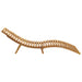 Șezlong Maro 198 x 55 x 58,5 cm Lemn solid de tec - WALTI WALTI