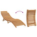 Șezlong 2 pcs Maro Lemn solid de tec - WALTI WALTI
