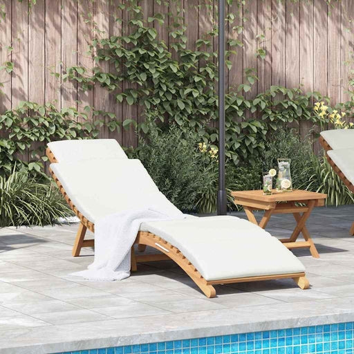 Șezlong de grădină Maro 198 x 55 x 58,5 cm Lemn solid de tec - WALTI WALTI