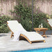 Șezlong de grădină Maro 198 x 55 x 58,5 cm Lemn solid de tec - WALTI WALTI