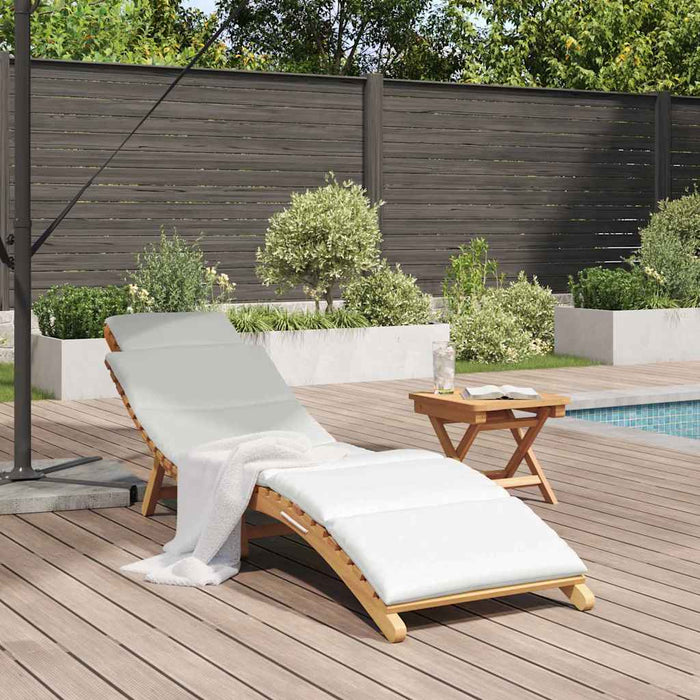 Șezlong de grădină Maro 198 x 55 x 58,5 cm Lemn solid de tec - WALTI WALTI