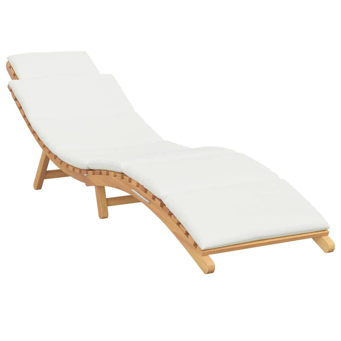 Șezlong de grădină Maro 198 x 55 x 58,5 cm Lemn solid de tec - WALTI WALTI