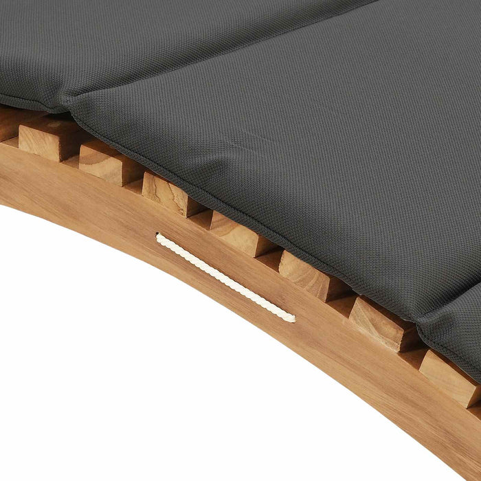 Șezlong de grădină Maro 198 x 55 x 58,5 cm Lemn solid de tec - WALTI WALTI