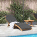 Șezlong de grădină Maro 198 x 55 x 58,5 cm Lemn solid de tec - WALTI WALTI