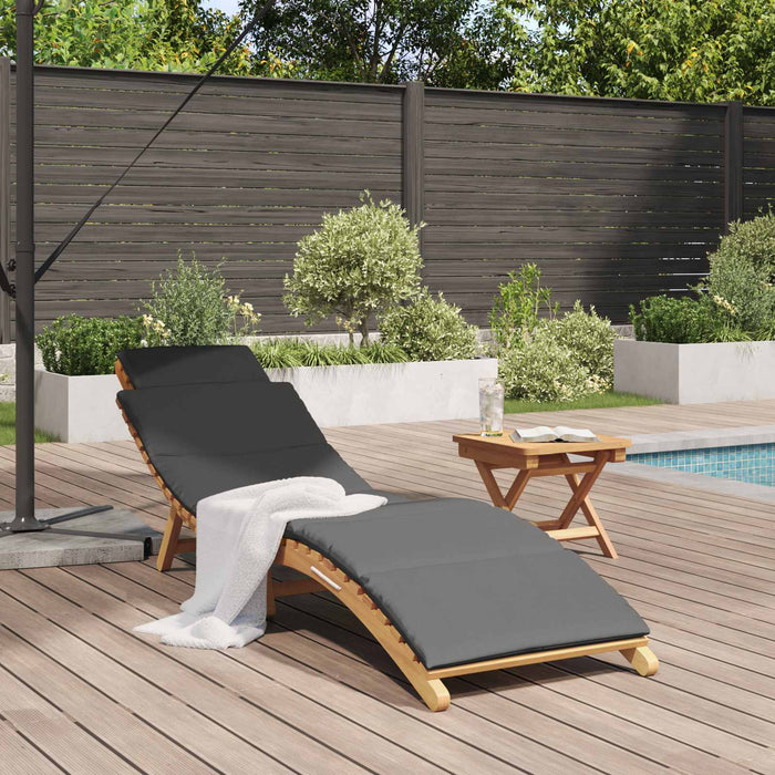 Șezlong de grădină Maro 198 x 55 x 58,5 cm Lemn solid de tec - WALTI WALTI