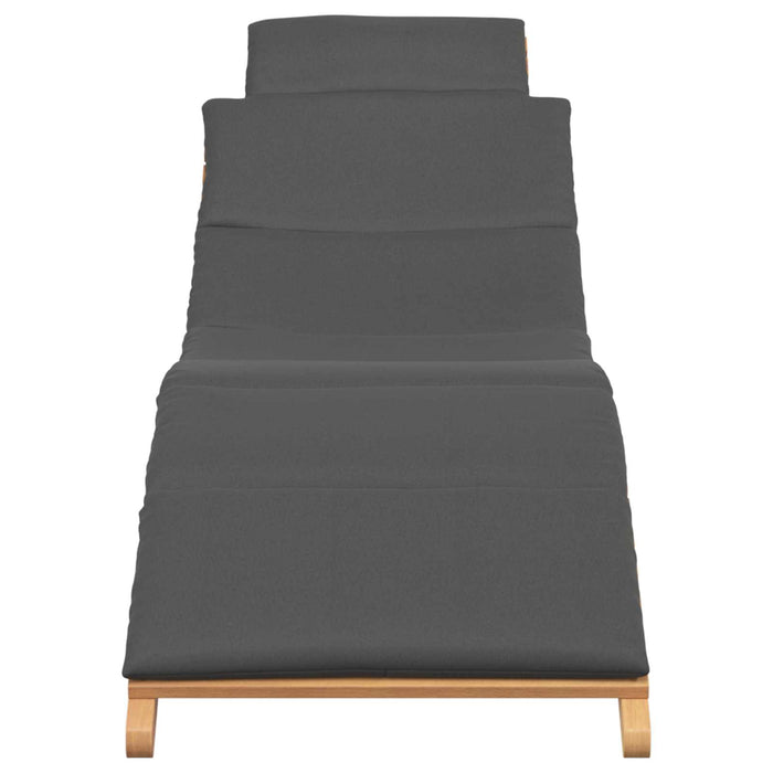 Șezlong de grădină Maro 198 x 55 x 58,5 cm Lemn solid de tec - WALTI WALTI