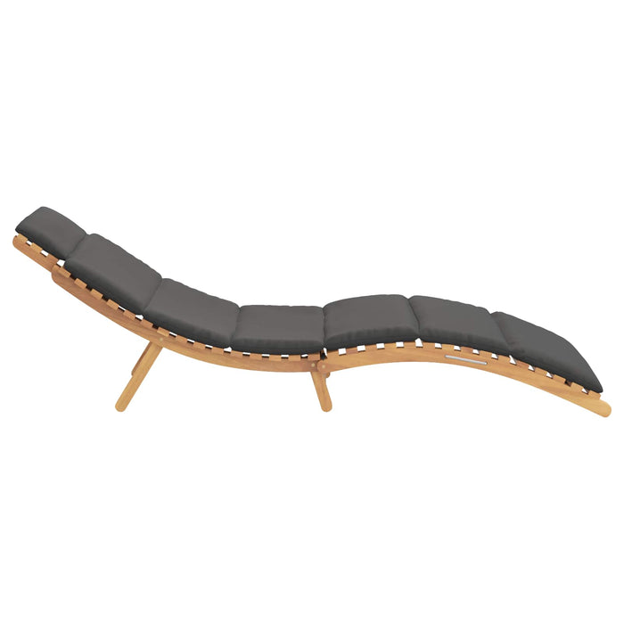 Șezlong de grădină Maro 198 x 55 x 58,5 cm Lemn solid de tec - WALTI WALTI