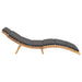Șezlong de grădină Maro 198 x 55 x 58,5 cm Lemn solid de tec - WALTI WALTI