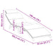 Șezlong de grădină Maro 198 x 55 x 58,5 cm Lemn solid de tec - WALTI WALTI