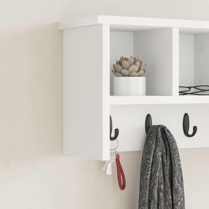 Răcător de paltoane montat pe perete Alb 50 x 16 x 26 cm - WALTI WALTI