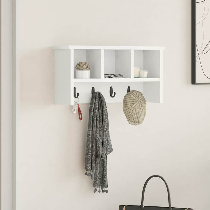 Răcător de paltoane montat pe perete Alb 50 x 16 x 26 cm - WALTI WALTI