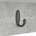 Răcător de paltoane montat pe perete Gri beton 50 x 16 x 26 cm - WALTI WALTI
